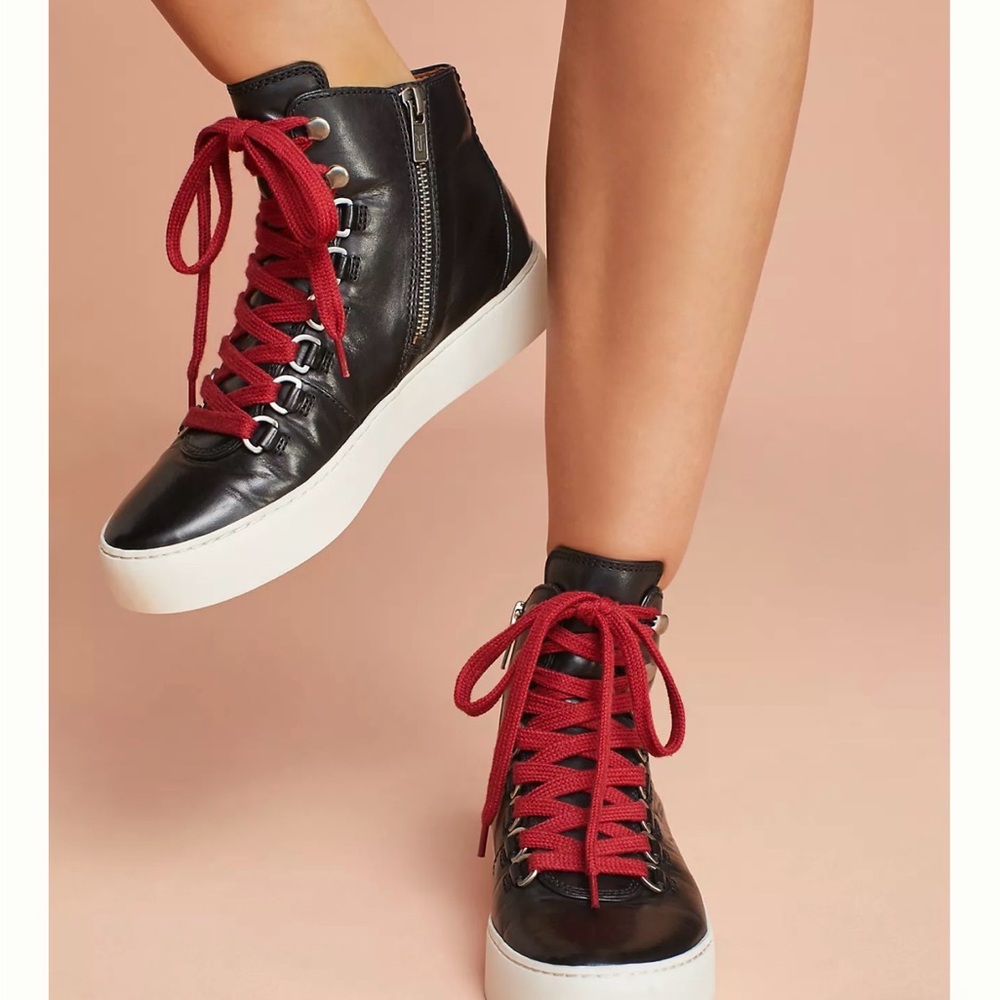 Frye Anthropologie Lena Hiking Sneaker Boots (7.5)